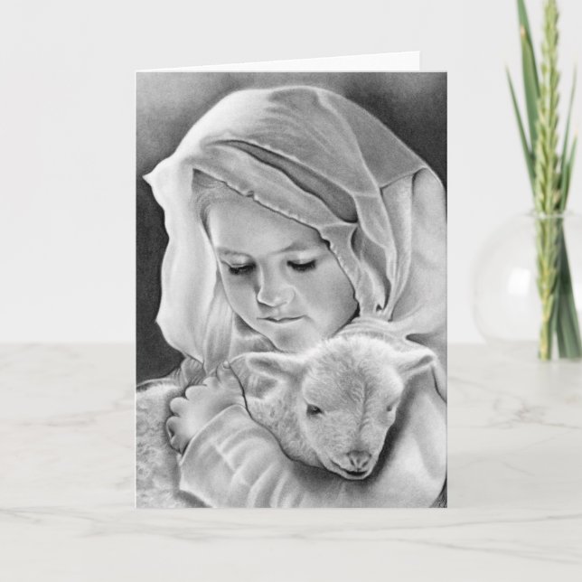 Voici l'agneau de Dieu Carte (Devant)