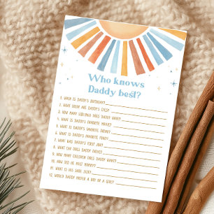 Voici le Baby shower Fils qui connaît le jeu