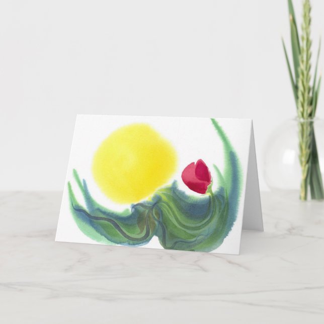 Voici le Carte pour notes du Soleil (No 1) (Devant)