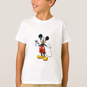 voici le design de souris mickey et le t-shirt de 