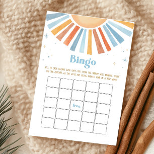 Voici le jeu de Bingo de Baby shower Son