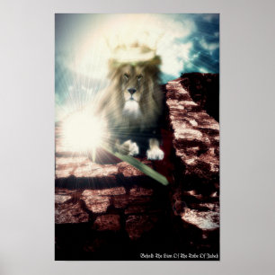 Voici Le Lion De La Tribu De Juda Poster