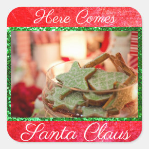 Voici le Santa Claus Cookies Stickers