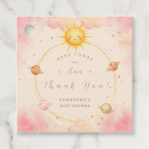 Voici le Soleil Étiquette de Cadeau pour Fille Bab