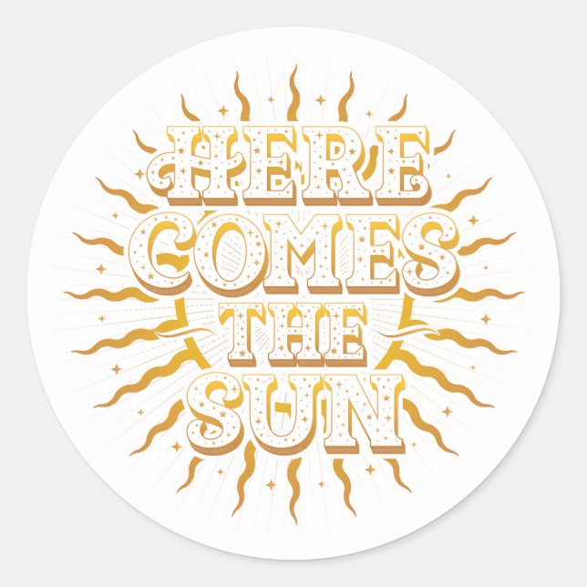 Voici Le Soleil / Stickers (Devant)