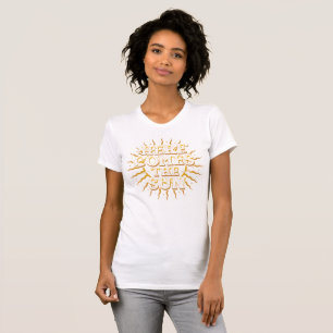 Voici Le T-Shirt Blanc Soleil