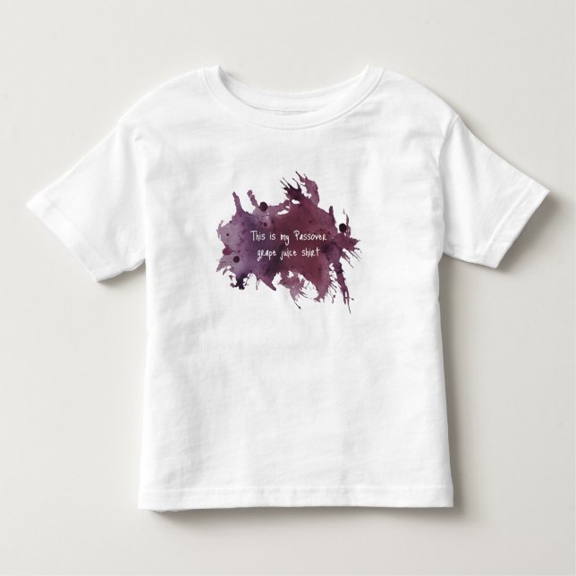 Voici le T-shirt Mon Jus de Raisins de Pâque (Devant)