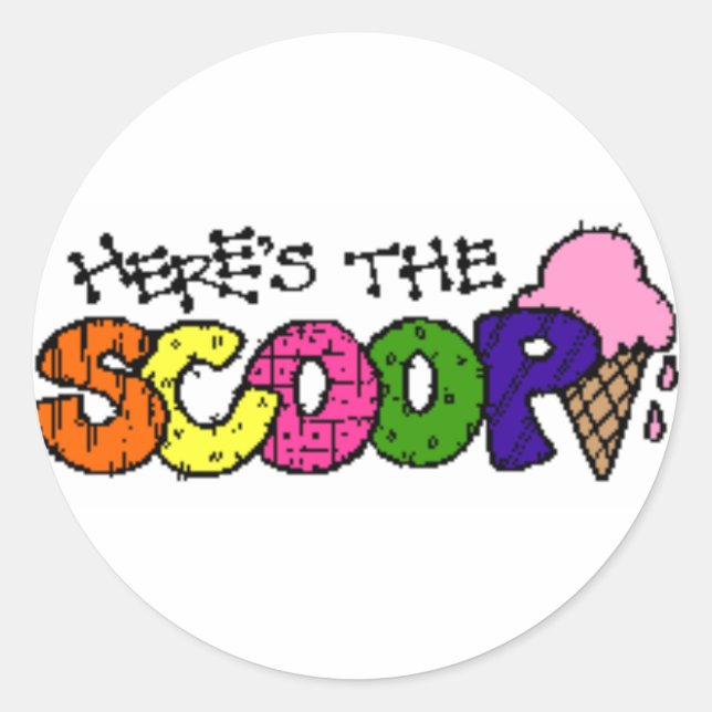 Voici les Stickers Scoop (Devant)