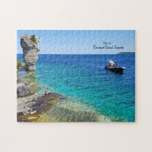 Voici l'île Flowerpot, Canada Jigsaw Puzzle