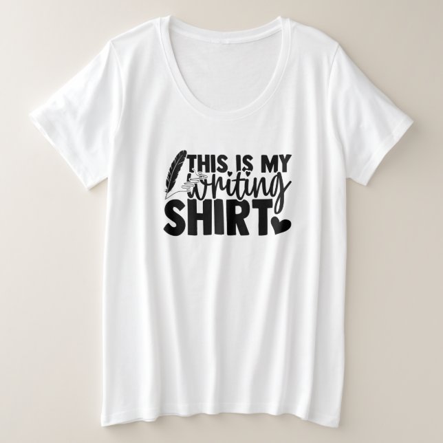 Voici Ma Chemise D'Écriture (Design devant)
