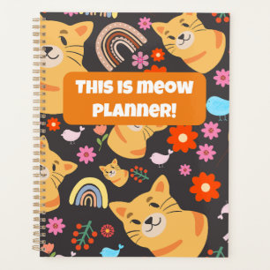 "Voici Meow Planner ! Cadeau Amoureux des chats mi