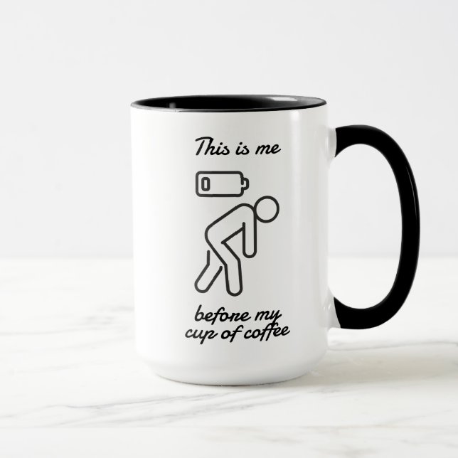 Voici moi avant ma tasse de café (Droite)