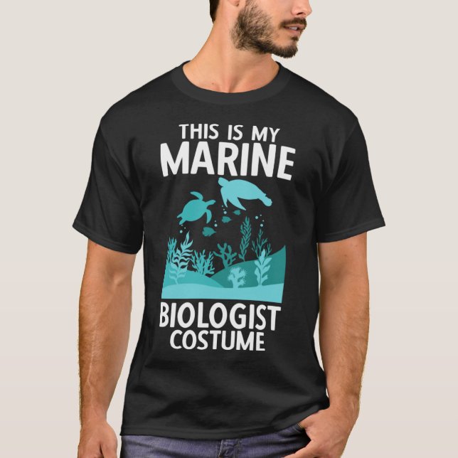 Voici Mon Costume De Biologiste Marin Pullover Hoo (Devant)