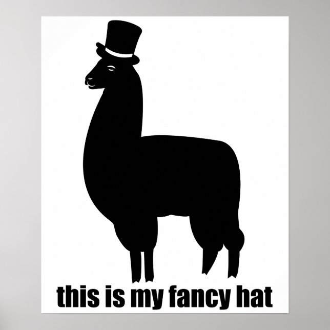 Voici Mon Fantastique Poster De Llama Casquette (Devant)