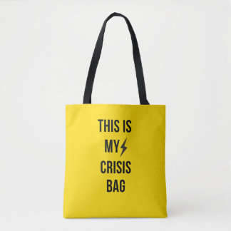 VOICI MON SAC DE CRISE™ - Jaune gras