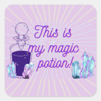 Voici mon sticker Carré de potion magique