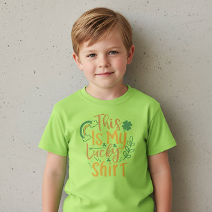 Voici My Lucky St Patrick T-Shirt pour enfants