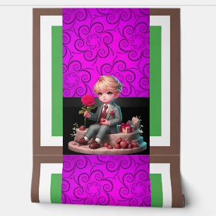 Voici notre papier peint Peel and Stick,