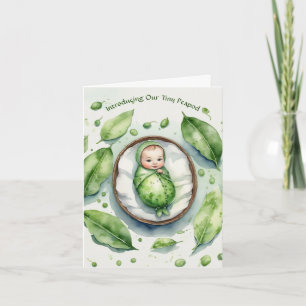Voici Notre Petite Peapod ! Faire-part de naissanc
