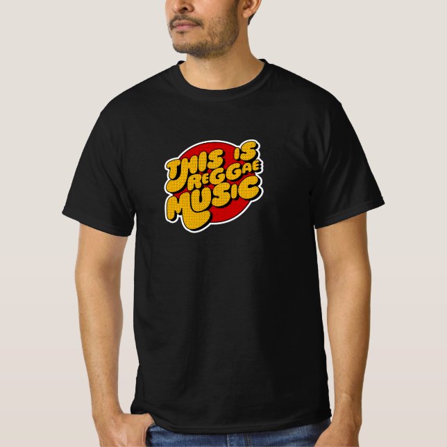 Voici Reggae Music Reggae T-Shirt (Devant)