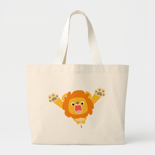 Voici Trouble (mignon dessin animé Lion) sac (Devant)