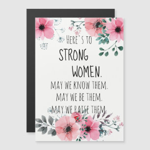 Voici un Citation pour les Femmes Fortes Aquarelle