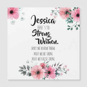 Voici un Citation pour les Femmes Fortes Aquarelle