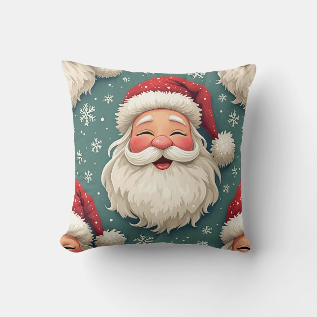Voici un coussin coussin pour père Noël. (Recto)
