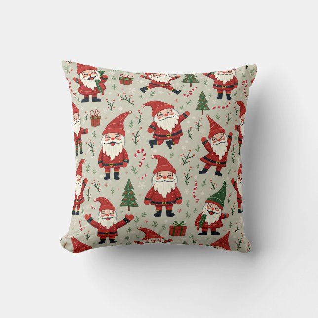 Voici un coussin coussin pour père Noël. (Recto)