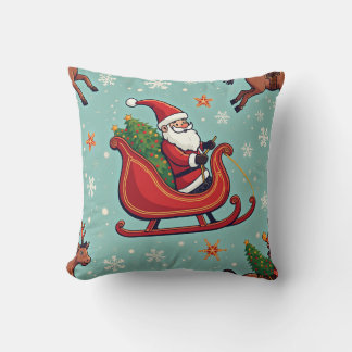 Voici un coussin coussin pour père Noël.