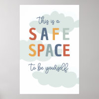 Voici une affiche de classe BoHo pour un espace sé
