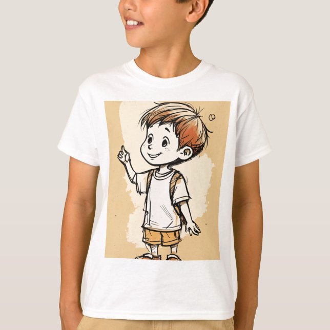 Voici une idée pour la conception d’un t-shirt pou (Devant)