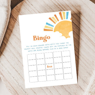 Voici venir le fils Jeu de Bingo Baby Shower