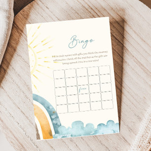 Voici venir le fils Jeu de Bingo Baby Shower