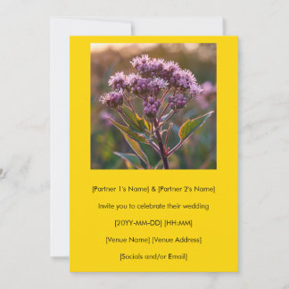 Voici Votre Invitation Automne Joe-Pye Weed