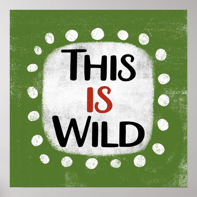 Voici Wild Poster Wall Art (Devant)