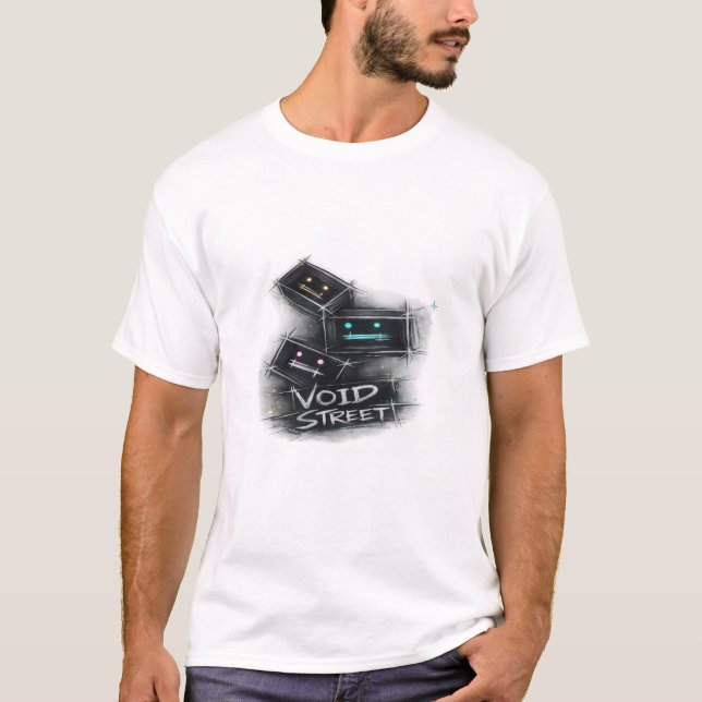 Void Street Retro Arcade Gaming Graphic T-Shirt  (Devant)