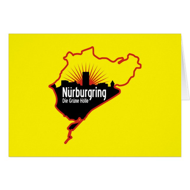 Voie de course de Nurburgring Nordschleife, (Devant horizontal)