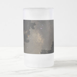 Voie Lactée Arbres en Verre Frosted Bière Mug