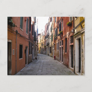 Voie pavée en Venise, Italie - Carte postale