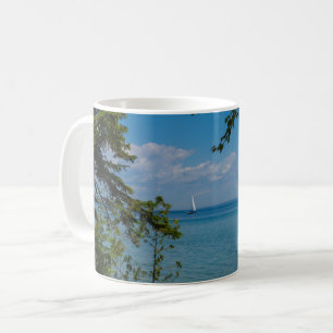 Voile À Mackinac Café Mug