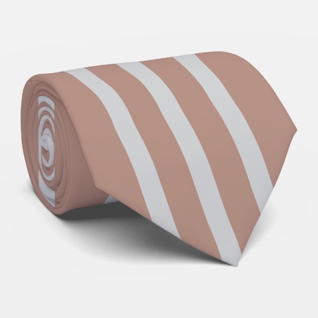 Voile Argenté Caramel Classique Cravate  (Roulé)