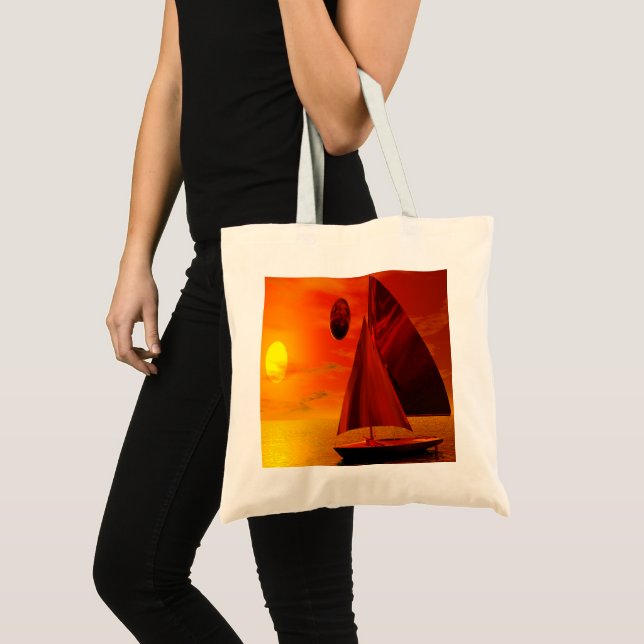 Voile au Sac fourre-tout Sunset Large (Devant (produit))