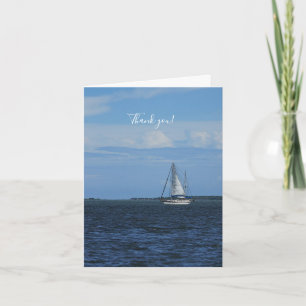 Voile Away Peinture Carte de remerciements