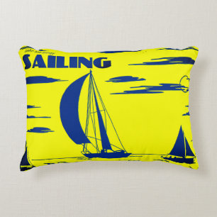 "Voile" Coussin d'Art Océanique