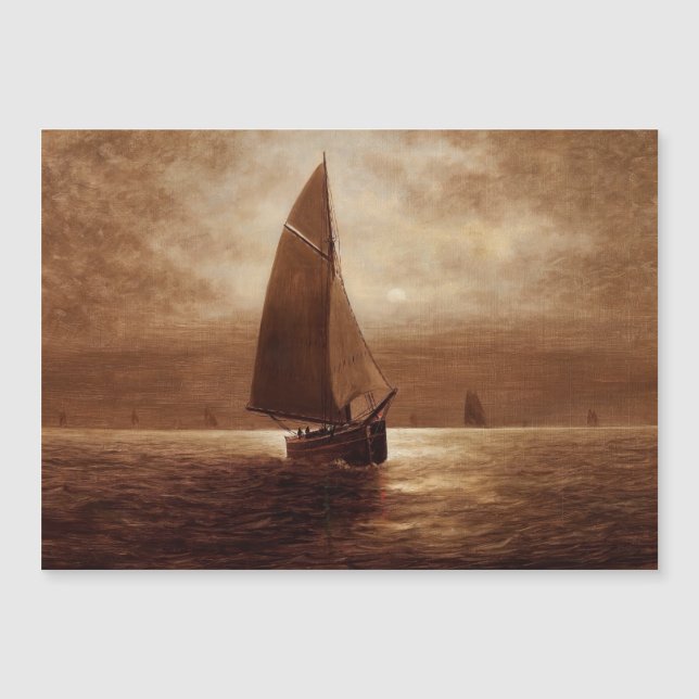 Voile de nuit (vers 1900) Elbridge Wesley Webb (Devant)