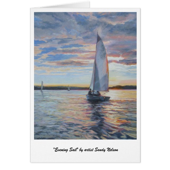 "Voile de soirée" par l'artiste Sandy Nelson (Devant)