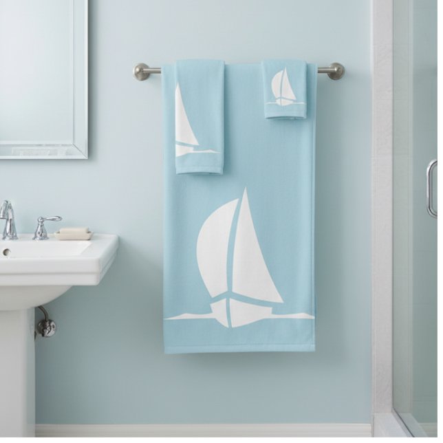 voilier & boussole en bleu clair (Créateur téléchargé)