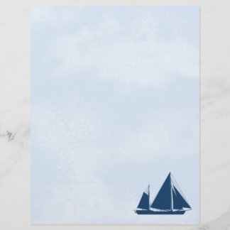 Voilier et papier à lettres Sky Stationery