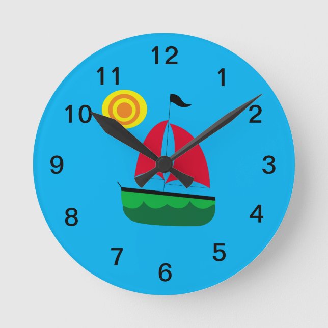 Voilier Horloge (Recto)